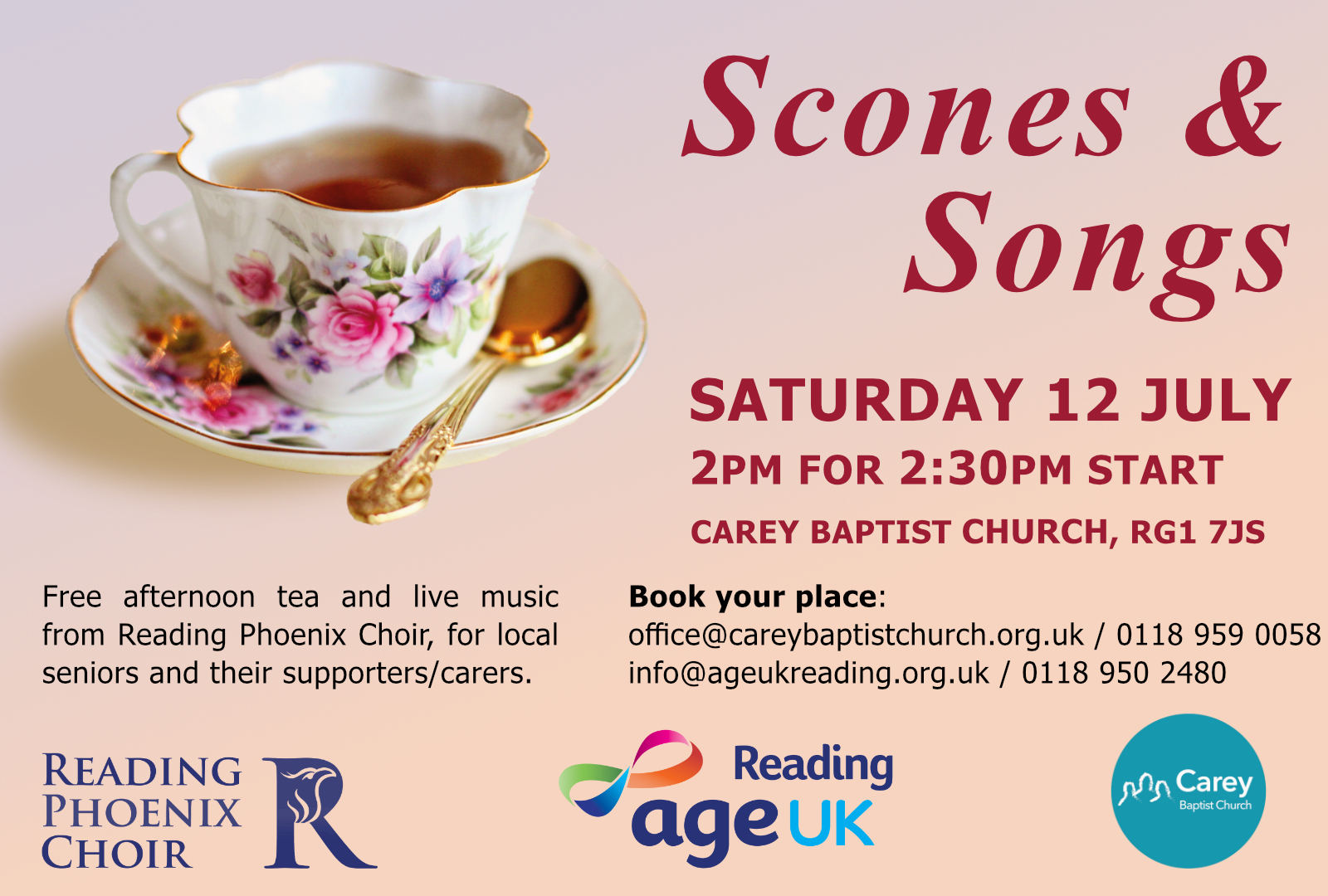 'Scones & Songs' with Age UK